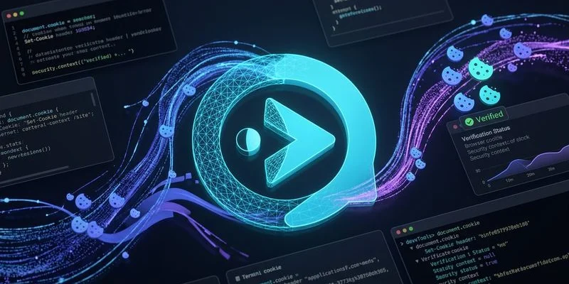 Verifying cookie settings in browser dev tools