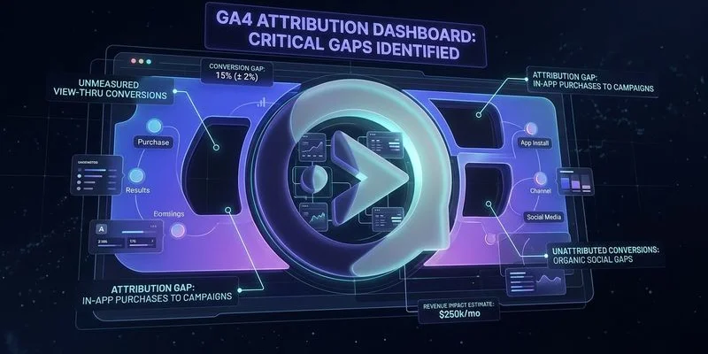 Google Analytics 4 attribution dashboard limitations